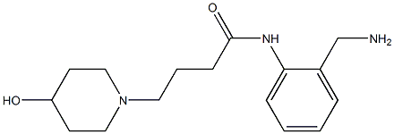 N-[2-(aminomethyl)phenyl]-4-(4-hydroxypiperidin-1-yl)butanamide Struktur