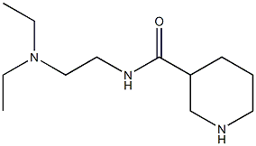 N-[2-(diethylamino)ethyl]piperidine-3-carboxamide Struktur