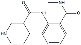 N-[2-(methylcarbamoyl)phenyl]piperidine-3-carboxamide Struktur