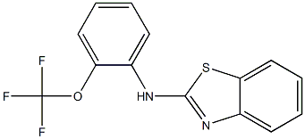 N-[2-(trifluoromethoxy)phenyl]-1,3-benzothiazol-2-amine Struktur