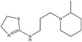 N-[3-(2-methylpiperidin-1-yl)propyl]-4,5-dihydro-1,3-thiazol-2-amine Struktur