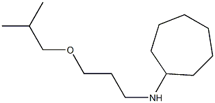 N-[3-(2-methylpropoxy)propyl]cycloheptanamine Struktur