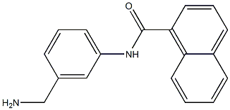 N-[3-(aminomethyl)phenyl]naphthalene-1-carboxamide Struktur