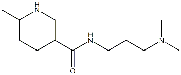 N-[3-(dimethylamino)propyl]-6-methylpiperidine-3-carboxamide Struktur