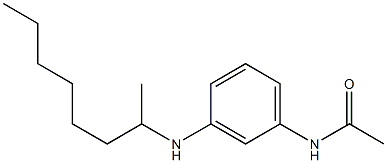 N-[3-(octan-2-ylamino)phenyl]acetamide Struktur