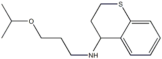 N-[3-(propan-2-yloxy)propyl]-3,4-dihydro-2H-1-benzothiopyran-4-amine Struktur