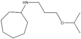 N-[3-(propan-2-yloxy)propyl]cycloheptanamine Struktur