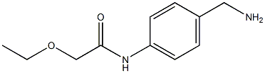 N-[4-(aminomethyl)phenyl]-2-ethoxyacetamide Struktur