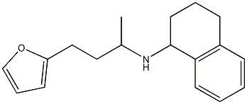 N-[4-(furan-2-yl)butan-2-yl]-1,2,3,4-tetrahydronaphthalen-1-amine Struktur