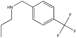 N-[4-(trifluoromethyl)benzyl]propan-1-amine Struktur