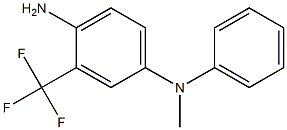 N-[4-amino-3-(trifluoromethyl)phenyl]-N-methyl-N-phenylamine Struktur