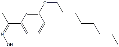 N-{1-[3-(octyloxy)phenyl]ethylidene}hydroxylamine Struktur