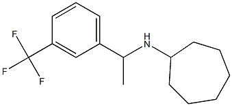 N-{1-[3-(trifluoromethyl)phenyl]ethyl}cycloheptanamine Struktur