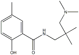 N-{2-[(dimethylamino)methyl]-2-methylpropyl}-2-hydroxy-5-methylbenzamide Struktur