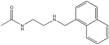 N-{2-[(naphthalen-1-ylmethyl)amino]ethyl}acetamide Struktur