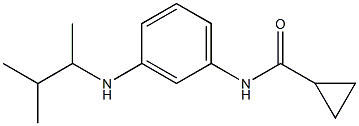 N-{3-[(3-methylbutan-2-yl)amino]phenyl}cyclopropanecarboxamide Struktur