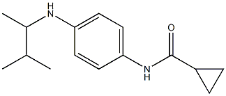 N-{4-[(3-methylbutan-2-yl)amino]phenyl}cyclopropanecarboxamide Struktur