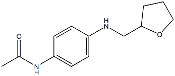 N-{4-[(oxolan-2-ylmethyl)amino]phenyl}acetamide Struktur