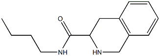 N-butyl-1,2,3,4-tetrahydroisoquinoline-3-carboxamide Struktur