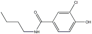 N-butyl-3-chloro-4-hydroxybenzamide Struktur