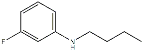 N-butyl-3-fluoroaniline Struktur