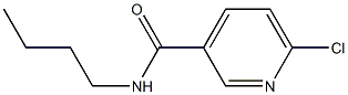 N-butyl-6-chloropyridine-3-carboxamide Struktur