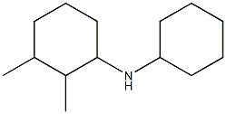 N-cyclohexyl-2,3-dimethylcyclohexan-1-amine Struktur