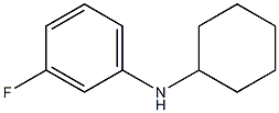 N-cyclohexyl-3-fluoroaniline Struktur