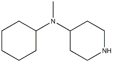 N-cyclohexyl-N-methylpiperidin-4-amine Struktur