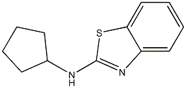 N-cyclopentyl-1,3-benzothiazol-2-amine Struktur