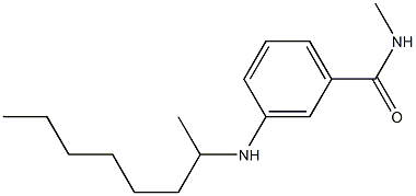 N-methyl-3-(octan-2-ylamino)benzamide Struktur