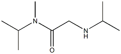 N-methyl-N-(propan-2-yl)-2-(propan-2-ylamino)acetamide Struktur