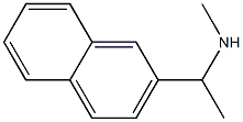 N-methyl-N-[1-(2-naphthyl)ethyl]amine Struktur