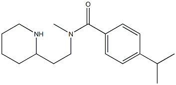 N-methyl-N-[2-(piperidin-2-yl)ethyl]-4-(propan-2-yl)benzamide Struktur