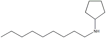 N-nonylcyclopentanamine Struktur