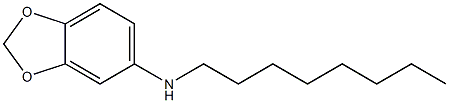 N-octyl-2H-1,3-benzodioxol-5-amine Struktur