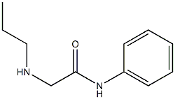 N-phenyl-2-(propylamino)acetamide Struktur