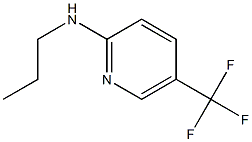 N-propyl-5-(trifluoromethyl)pyridin-2-amine Struktur