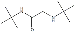 N-tert-butyl-2-(tert-butylamino)acetamide Struktur