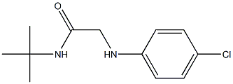 N-tert-butyl-2-[(4-chlorophenyl)amino]acetamide Struktur