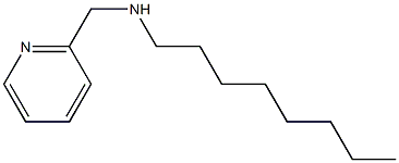 octyl(pyridin-2-ylmethyl)amine Struktur