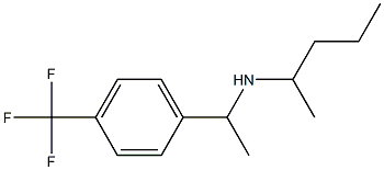 pentan-2-yl({1-[4-(trifluoromethyl)phenyl]ethyl})amine Struktur