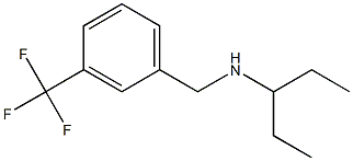 pentan-3-yl({[3-(trifluoromethyl)phenyl]methyl})amine Struktur