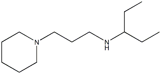 pentan-3-yl[3-(piperidin-1-yl)propyl]amine Struktur