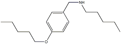 pentyl({[4-(pentyloxy)phenyl]methyl})amine Struktur