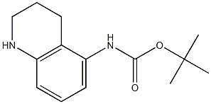 tert-butyl 1,2,3,4-tetrahydroquinolin-5-ylcarbamate Struktur