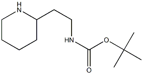 tert-butyl N-[2-(piperidin-2-yl)ethyl]carbamate Struktur