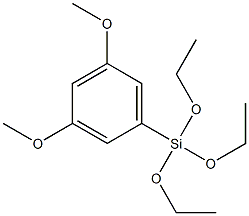 3,5-DIMETHOXYPHENYLTRIETHOXYSILANE Struktur