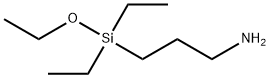 1-Propanamine,  3-(ethoxydiethylsilyl)- Struktur