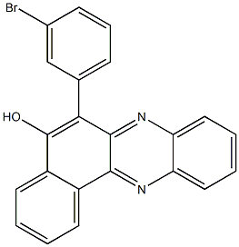 6-(3-bromophenyl)benzo[a]phenazin-5-ol Struktur